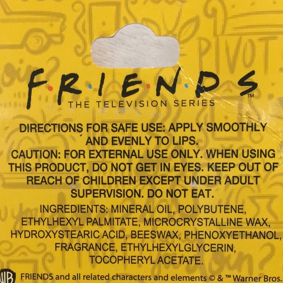 Friends Central Perk Black Coffee & Vanilla Latte Scented Lip Balm Duo 2 NWT - Picture 9 of 10